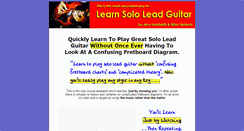 Desktop Screenshot of learnsologuitar.net